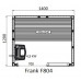 Финская сауна Frank F804 140х120 см