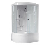 Душевая кабина Royal Bath RB 8120BK1-T 120х80 см, с прозрачными стеклами, правосторонняя