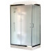 Душевая кабина Royal Bath RB 8120HP6-WC-CH 120х80 см, с матовыми стеклами, левосторонняя