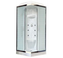 Душевая кабина Royal Bath RB 90HP7-WC-CH 90х90 см, с матовыми стеклами