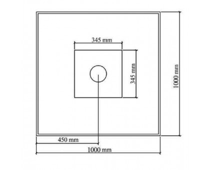 Душевая кабина Wasserfalle W-9701 100х100