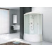 Душевая кабина Royal Bath RB 8120BK4-ММ 120х80 см, с матовыми стеклами, левосторонняя