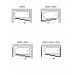 Шторка для ванны Ravak Supernova AVDP3-170 белая, раин, раздвижная, трехэлементная