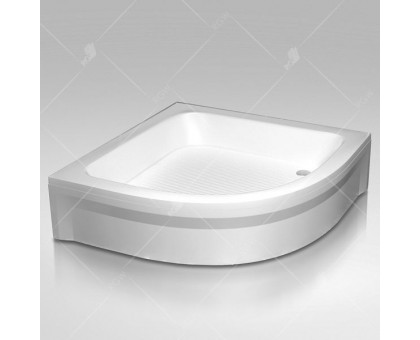 Душевой поддон RGW BP/CL-S-A 90x90 см, полукруглый, белый