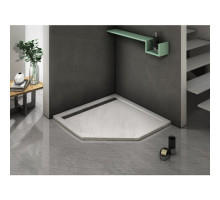 Душевой поддон WeltWasser WW TRP  90 STONE-WT 90х90 см белый с сифоном