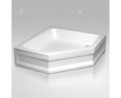 Душевой поддон RGW BT/CL-S-A 80x80 см, трапеция, акриловый, белый