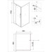 Душевой уголок Niagara NG-0280-08 BLACK 80х80х190 см, квадратный
