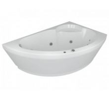 Ванна акриловая Aquatek Аякс 2 R  170x110 см, правая, с фронтальным экраном и каркасом
